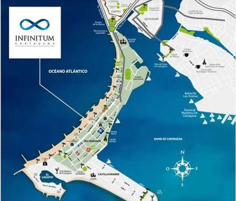 Lägenhet Apto En El Sector Mas Exclusivo De La Ciudad Cartagena